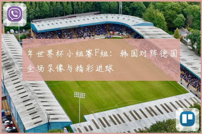 年世界杯小组赛F组：韩国对阵德国全场录像与精彩进球